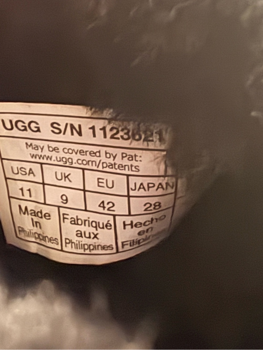 UGG BLACK MINI BAILEY LOGO STRAP WOMENS SIZE 11 BOOTS - Picture 6 of 10